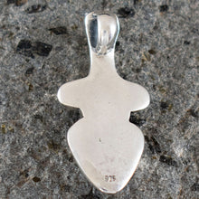 Load image into Gallery viewer, Cycladic Women Figurine Silver Pendant - Cycladic Art - Ancient Greece - Modern
