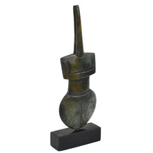 Load image into Gallery viewer, Cycladic Art Violos bronze sculpture - Ancient Greece Abstract Statue Simplicity