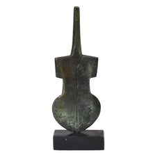 Load image into Gallery viewer, Cycladic Art Violos bronze sculpture - Ancient Greece Abstract Statue Simplicity