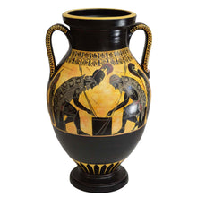 Load image into Gallery viewer, Achilles and Ajax by Exekias Painter - Amphora Vase - Vatican Museum Replica