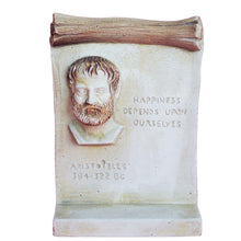 Load image into Gallery viewer, Aristotle small relief with Quote - Western Philosophy - Aristoteles