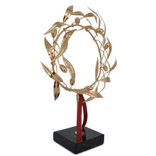 Load image into Gallery viewer, Bronze Olive Wreath on marble base - Olympic Games Prize - Kotinos