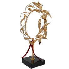 Load image into Gallery viewer, Bronze Olive Wreath on marble base - Olympic Games Prize - Kotinos