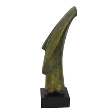 Load image into Gallery viewer, Cycladic Bronze Head statue - Abstract Art - Simplicity - Ancient Aegean Culture