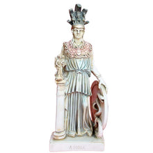 Load image into Gallery viewer, Goddess Athena small sculpture statue - Symbol of Wisdom - Warrior Protector