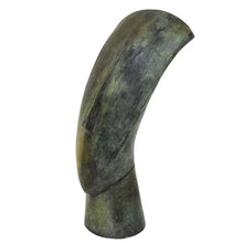 Load image into Gallery viewer, Cycladic Bronze Head Figurine - Ancient Greek Abstract Art statue Simplicity
