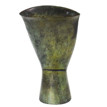 Load image into Gallery viewer, Cycladic Bronze Head Figurine - Ancient Greek Abstract Art statue Simplicity