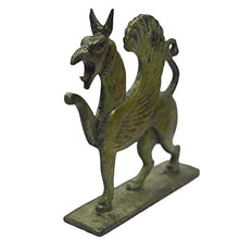 Load image into Gallery viewer, Griffin Bronze figurine - Apollo treasure guardian - Legendary Mythical Creature