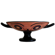 Load image into Gallery viewer, Dionysus with Ariadne and Eros small Red figure Kylix Vase at British Museum