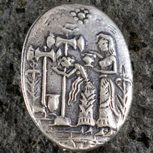 Load image into Gallery viewer, Palace of Knossos Silver Brooch Pin - Minoan Crete