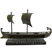 Load image into Gallery viewer, Ancient Bronze Ship Trireme - Penteconter - Athenians Spartans fleet vs Persian