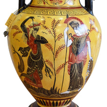 Load image into Gallery viewer, Achilles Poseidon &amp; Goddess Athena - Amphora Vase - Museum Replica
