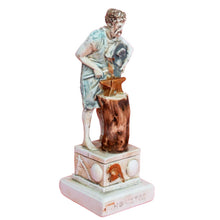 Load image into Gallery viewer, Hephaestus small statue figurine - God of Fire Volcanoes Blacksmith - Vulcan