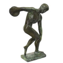 Load image into Gallery viewer, Discobolus of Myron pure bronze statue - Discus Thrower Athlete - Olympic Games