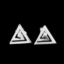 Load image into Gallery viewer, Ancient Greece Meander Sterling Silver 925 Earrings - Symbol Of Infinity