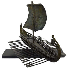 Load image into Gallery viewer, Ancient Bronze Ship Trireme - Bireme - Penteconter - Athenian Spartan vs Persian