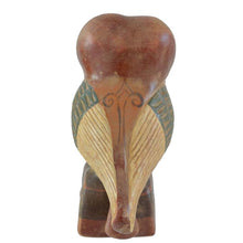 Load image into Gallery viewer, Athenian Owl of wisdom small clay statue - Goddess Athena - Protector of Athens