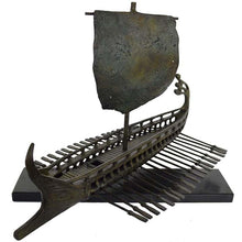 Load image into Gallery viewer, Ancient Bronze Ship Trireme - Bireme - Penteconter - Athenians Spartans vs Persian