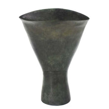 Load image into Gallery viewer, Cycladic Bronze Head statue sculpture - Ancient Art Abstract - Simplicity