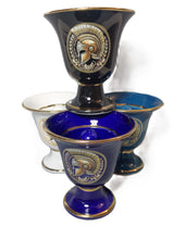 Load image into Gallery viewer, Spartan Helmet design Pythagorean Cup fair cup of justice high quality 4 cups multicolor set