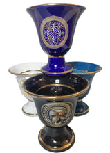Load image into Gallery viewer, Spartan Helmet design Pythagorean Cup fair cup of justice high quality 4 cups multicolor set