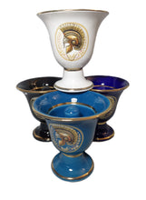 Load image into Gallery viewer, Spartan Helmet design Pythagorean Cup fair cup of justice high quality 4 cups multicolor set