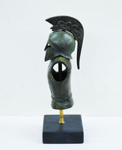 Load image into Gallery viewer, Greek Spartan Corinthian Bronze Helmet Armor mini set - Hoplite soldier infantry