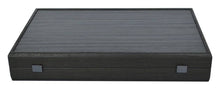 Load image into Gallery viewer, Argento Black Silver Backgammon Set - Handmade with Walnut Wood - Red inside