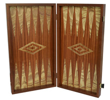 Load image into Gallery viewer, Traditional Handmade Mahogany - Olive wood Backgammon Set - Olive wood Chips