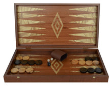 Load image into Gallery viewer, Traditional Handmade Mahogany - Olive wood Backgammon Set - Olive wood Chips