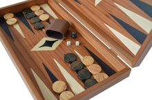 Load image into Gallery viewer, Traditional Mahogany Backgammon - Chess Set - Olive chips