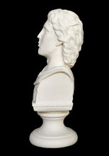 Load image into Gallery viewer, Alexander the Great Macedonian Alabaster small bust - King Of Vergina