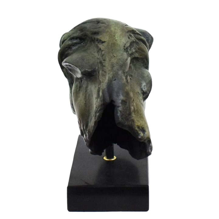Sculpture Cheval De Troie – Reproduction Artisanale Grecque En Argile, 18 Cm, Talos Artifacts