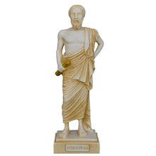 Load image into Gallery viewer, Epicurus Aged Statue - Ancient Greek Philosopher - Epicureanism - Materialist
