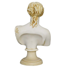 Load image into Gallery viewer, Aphrodite Alabaster aged bust Goddess Of Love Beauty Fertility Procreation Venus
