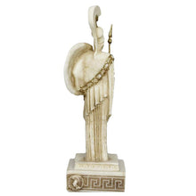 Load image into Gallery viewer, Goddess Athena Alabaster aged small statue - Symbol of Wisdom Strength Strategy
