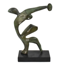 Load image into Gallery viewer, Modern Discus Thrower figurine sculpture - Olympic Games sport - Bronze Art
