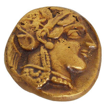 Load image into Gallery viewer, Athenian Tetradrachm Bronze Desk Presse Papier - Paperweight - Owl of Athens
