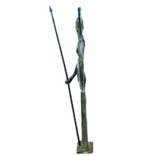 Load image into Gallery viewer, Goddess Athena with shield bronze figurine - Symbol of Wisdom Strength Strategy
