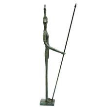 Load image into Gallery viewer, Goddess Athena with shield bronze statue sculpture - Symbol of Wisdom Strategy

