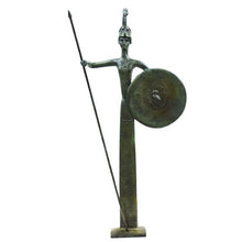 Load image into Gallery viewer, Goddess Athena with shield large bronze statue - Symbol of Wisdom Strategy
