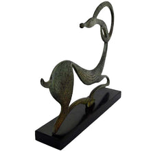 Load image into Gallery viewer, Graceful ibex on marble Base - Bronze Item - Symbol of Energy Long Life Fertility
