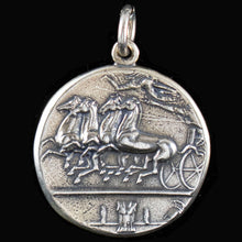 Load image into Gallery viewer, Goddess Artemis X-Large Silver Coin Pendant - Diana Mistress of Animals
