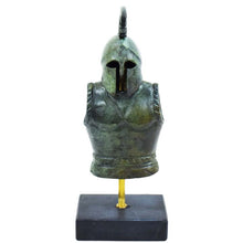 Load image into Gallery viewer, Greek Spartan Corinthian Bronze Helmet Armor mini set - Hoplite soldier infantry
