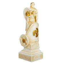 Load image into Gallery viewer, Ares God of war Alabaster aged small statue - Olympus - Spirit of Battle
