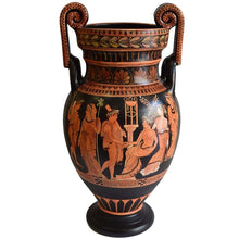 Load image into Gallery viewer, Hades on Chariot with Persephone - Red Figure Volute Krater Vase
