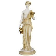 Load image into Gallery viewer, Hebe the Goddess of Youth Alabaster statue sculpture - Cupbearer of the Gods

