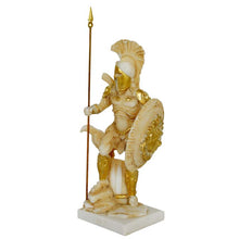 Load image into Gallery viewer, Ares God of war Alabaster aged statue - Greek God of Olympus - Spirit of Battle
