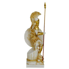 Load image into Gallery viewer, Ares God of war Alabaster aged statue - Greek God of Olympus - Spirit of Battle
