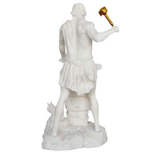 Load image into Gallery viewer, Hephaestus Alabaster statue - God of Fire Volcanoes Blacksmith - Vulcan

